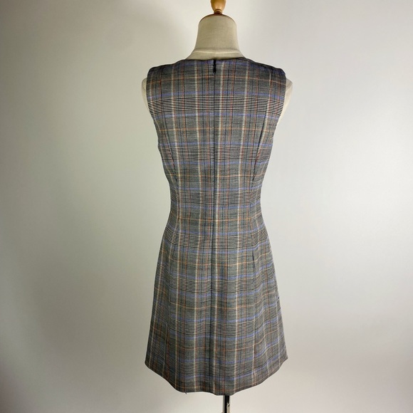 THEORY Autumn Shift Easy V Shift Sleeveless Dress Womens 4 - Picture 6 of 10